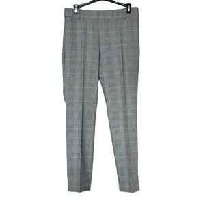 Talbots Chatham Plaid Dress Cropped Plants Size 8